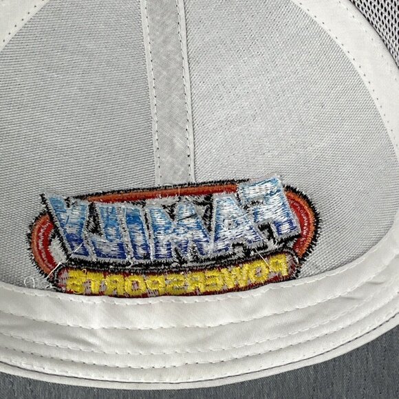 Family Power Sports Gray White Mesh Truckers Ball Cap Snap Back - Picture 10 of 11